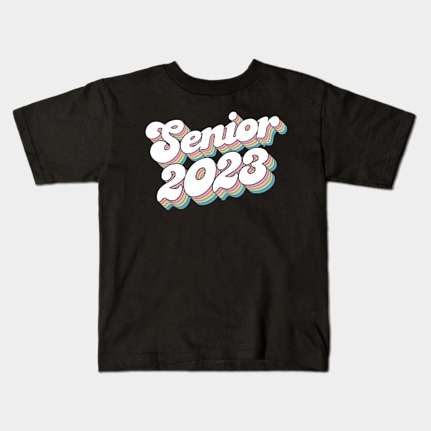 Senior 2023 Kids T-Shirt by  Funny .designs123